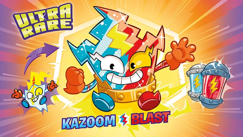 kazoom blast ultra raro superzings serie 9